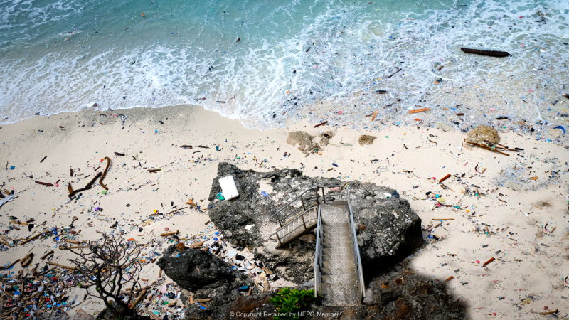Projected-Subject-Suzanne-Lowe-Gold-Looking-down-on-Debris