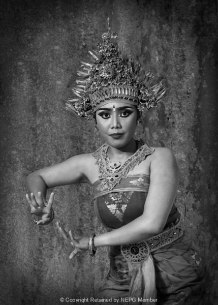 Projected-Mono-Bali-Temple-Dancer-Gregory-McCluney-Gold
