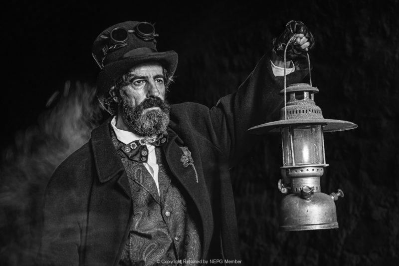 Print-Mono-Silver-Michael-Richards-Lantern-Man